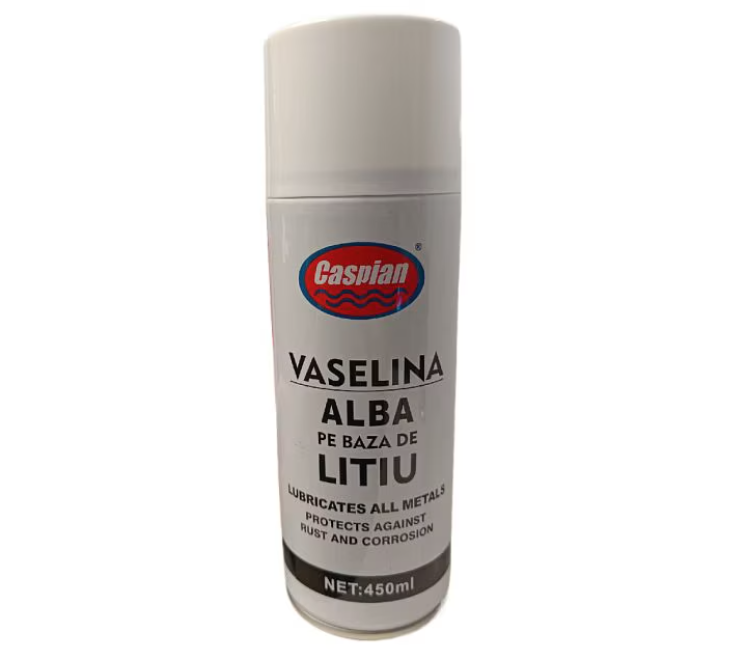 Spray vaselina alba pe baza de litiu Caspian 450ml